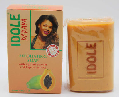 Idole Papaya Exfoliating Soap With Apricot Powder and Papaya Extract (7oz / 200g)
