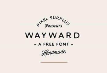 Introducing Wayward Sans, a free handmade font