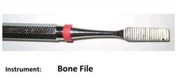 Oral surgery instruments-Bone file