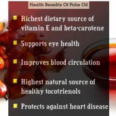 Benefits of red palm oil