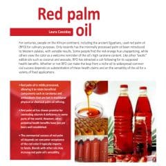 Benefits of red palm oil -Benefits of red oil 