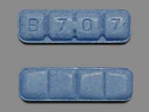B707 Blue Xanax bars