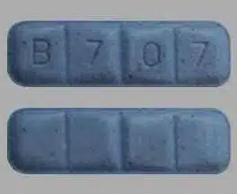Fake B707 Blue Xanax Bars