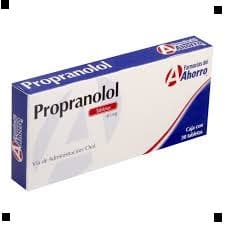 does propranolol help with presentations