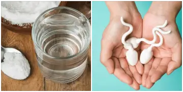 Can salt and water flush out sperm