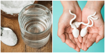 Can salt and water flush out sperm
