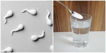 Can salt and water flush out sperm