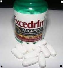 44334 White Pill - Excedrin