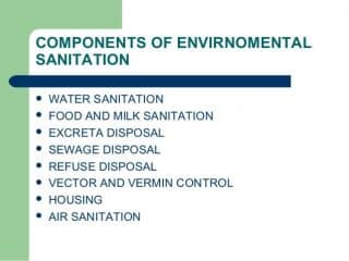 Sanitation