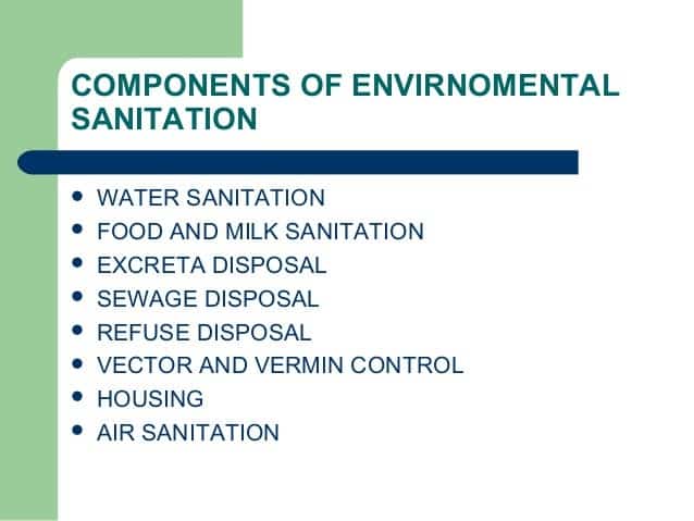 Sanitation