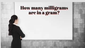 How many milligrams are in a gram? - Healthsoothe