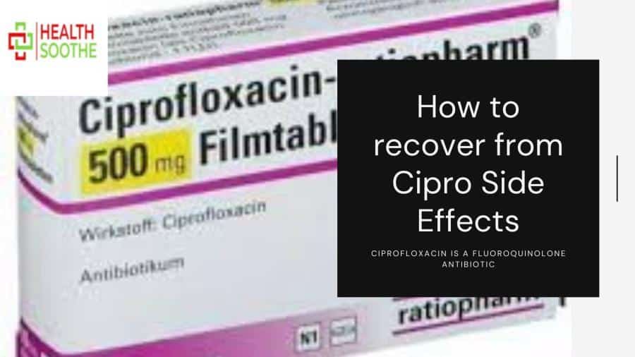 How to recover from Cipro Side Effects