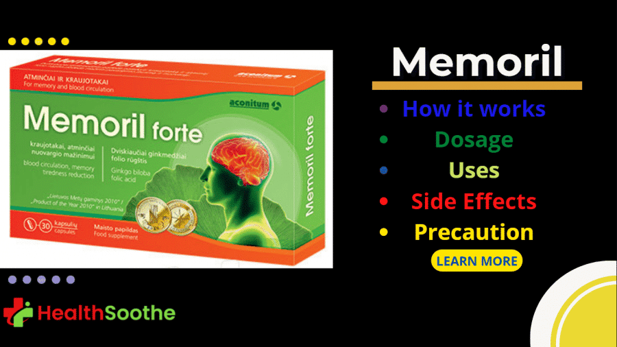 How Memoril Works, Dosage, Uses And More