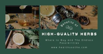 Benefits of High-Quality Herbs: Where to Buy and The Endless Possibilities
