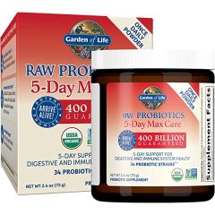 Best Probiotics For Women: Garden Of Life 5-Day Max Care Probiotic - Healthsoothe