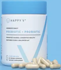 best probiotics for women: Happy V Prebiotic + Probiotic - Healthsoothe