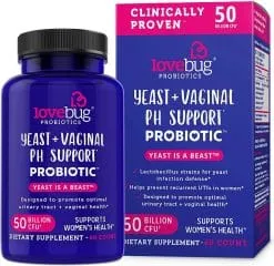 best probiotics for women: Lovebug Probiotics Yeast Is a Beast Probiotics - Healthsoothe