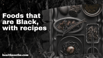Foods that are Black, with recipes