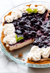 Blueberry Cream Cheese Pie - Healthsoothe