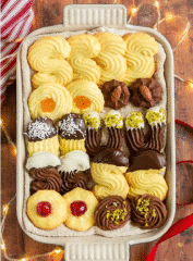 making Italian Butter cookies - Healthsoothe