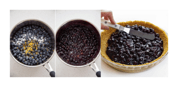 Make A Graham Cracker Crust: Make Blueberry Topping - Healthsoothe