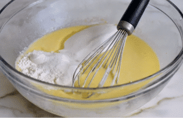 making lemon pudding cakes - Healthsoothe