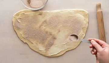 making king cake: Shaping the dough - Healthsoothe