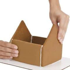 making mini gingerbread houses: constructing mini gingerbread houses - Healthsoothe
