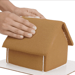 making mini gingerbread houses: constructing mini gingerbread houses - Healthsoothe