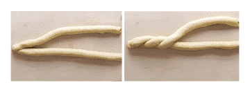 making king cake: Shaping the dough - Healthsoothe