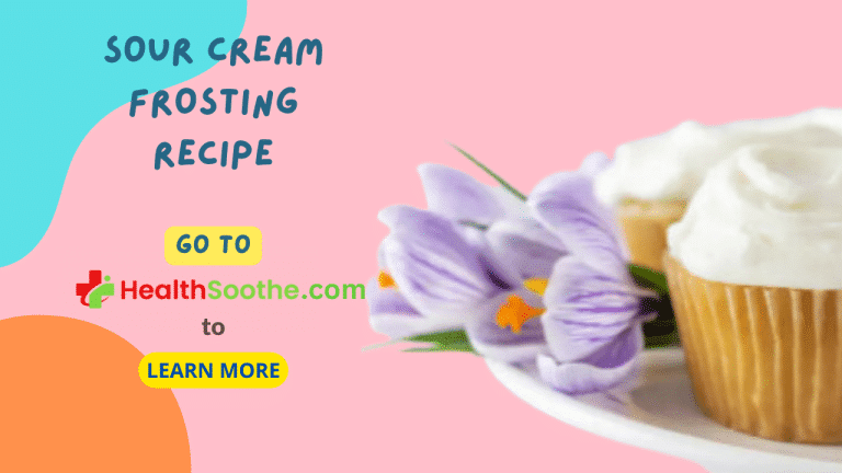 Sour cream frossting - Healthsoothe