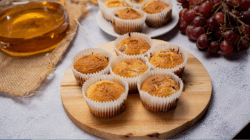 grape muffins - Healthsoothe