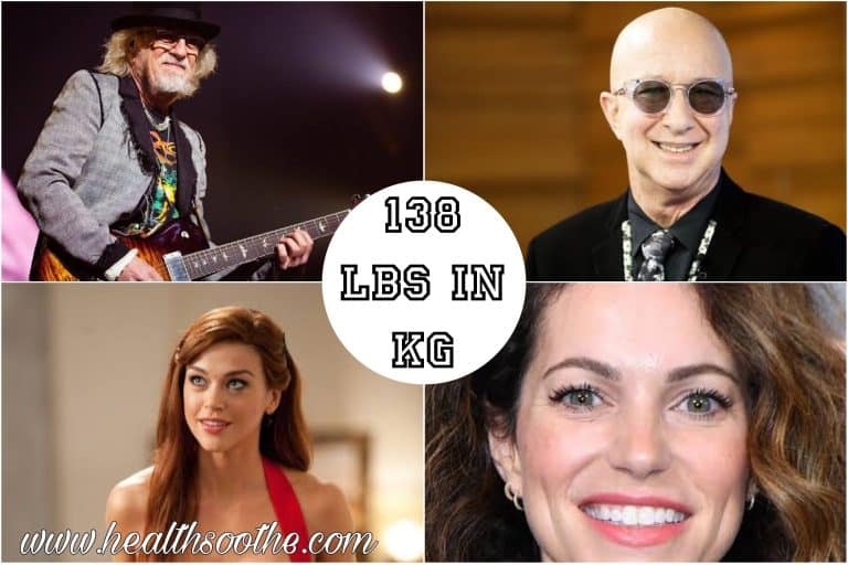 7 Famous Celebrities That Have Achieved and Maintained a Weight of 138 lbs in kg (62.6 kg)