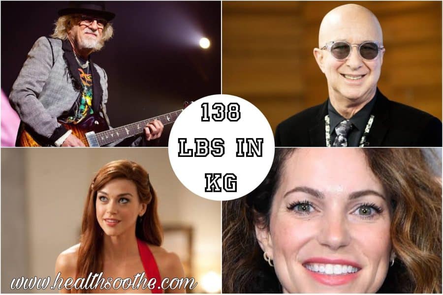 7 Famous Celebrities That Weigh 138 lbs in kg (62.6 kg)