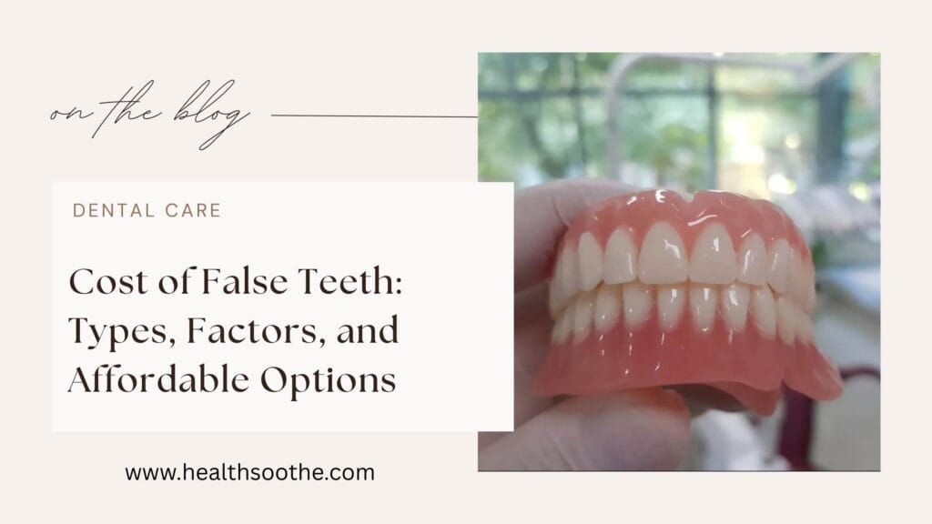 false teeth
