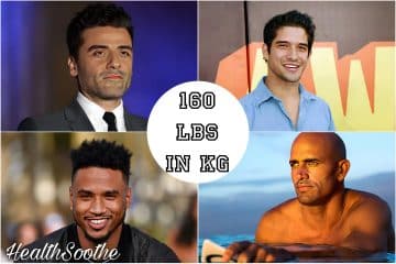 celebrities who weigh 160 lbs in kg
