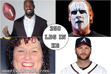 7 Famous Celebrities That Have Achieved and Maintained a Weight of 250 lbs in kg (113.4 kg)