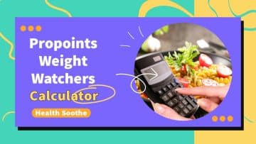 Propoints Weight Watchers calculator