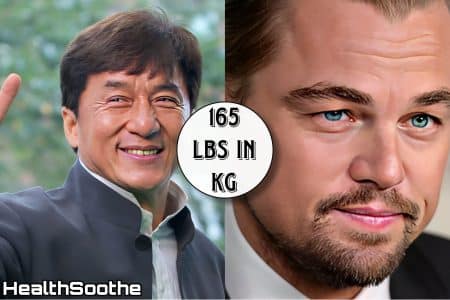 celebrities who weigh 165 lbs in kg