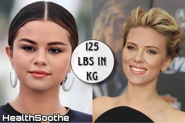 7 Famous Celebrities That Have Achieved and Maintained a Weight of 125 lbs in kg (56.7 kg)