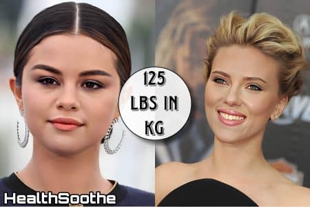 7 Famous Celebrities That Have Achieved and Maintained a Weight of 125 lbs in kg (56.7 kg)