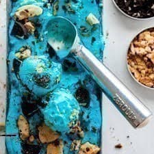 How To Make Cookie Monster Ice Cream - Healthsoothe