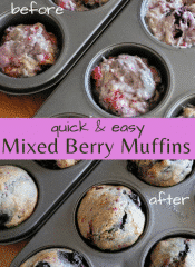 How to Make Bakery Style Mixed Berry Muffins - Healthsoothe