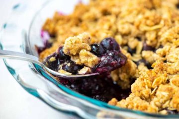 how to make blueberry crisp - Healthsoothe