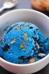 How To Make Cookie Monster Ice Cream - Healthsoothe