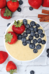 adding frozen berries - Healthsoothe