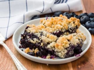 blueberry crisp - Healthsoothe