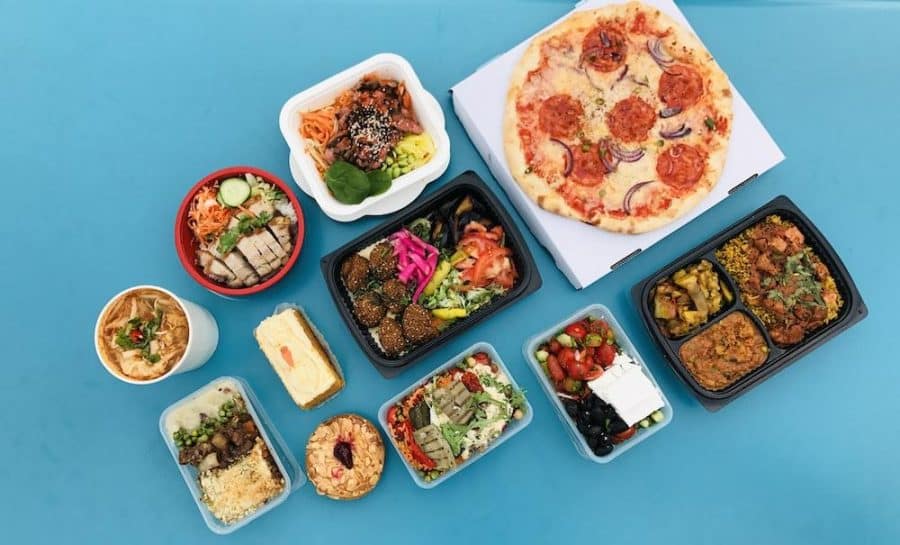 Pizza On White Ceramic Plates