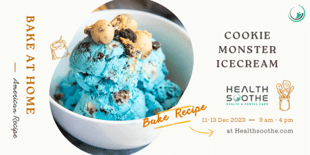 Cookie Monster Ice Cream - Healthsoothe
