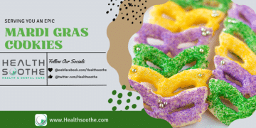 Mardi Gras Cookies - Healthsoothe